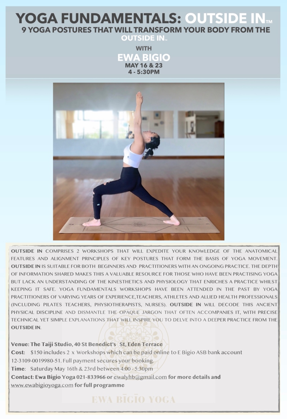 Yoga Fundamentals Course: The Keys to Yoga with Ewa Bigio – EWA BIGIO YOGA